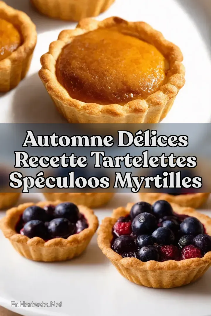 Automne D&eacute;lices Recette Tartelettes Sp&eacute;culoos Myrtilles