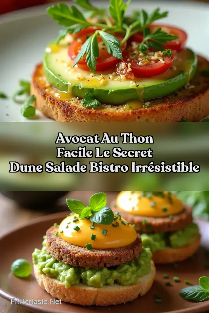 Avocat au Thon Facile Le Secret dune Salade Bistro Irr&eacute;sistible
