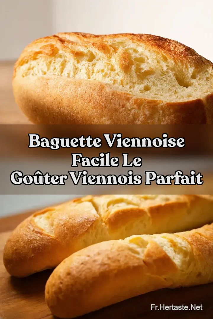 Baguette Viennoise facile Le Go&ucirc;ter Viennois Parfait