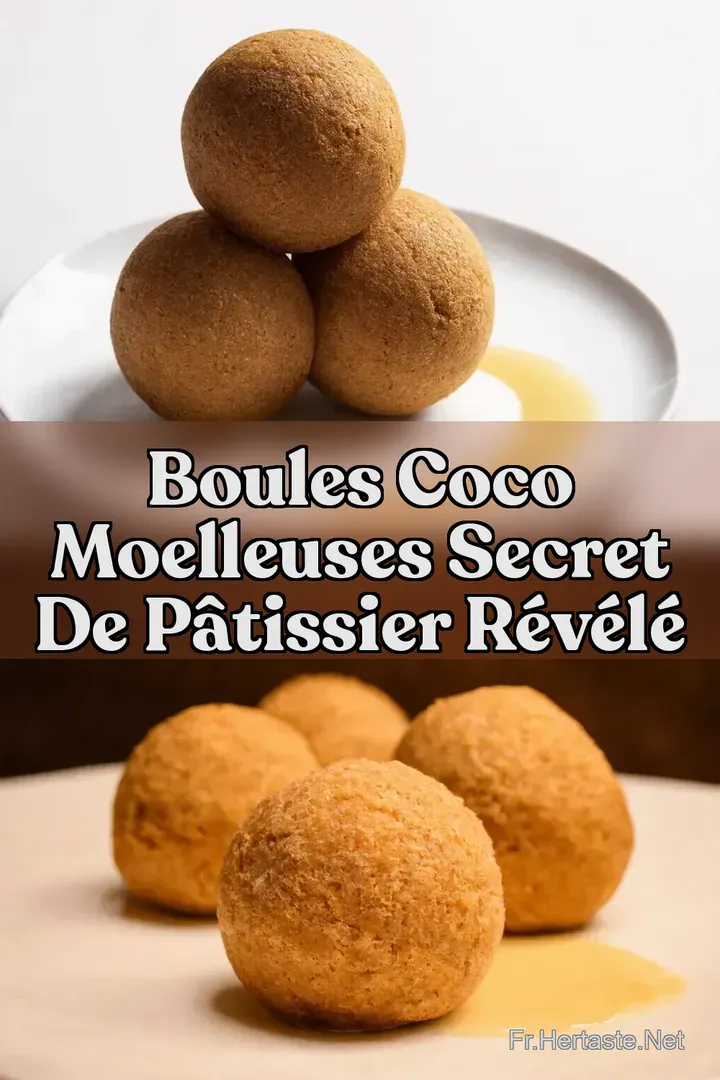 Boules Coco Moelleuses Secret de P&acirc;tissier R&eacute;v&eacute;l&eacute;