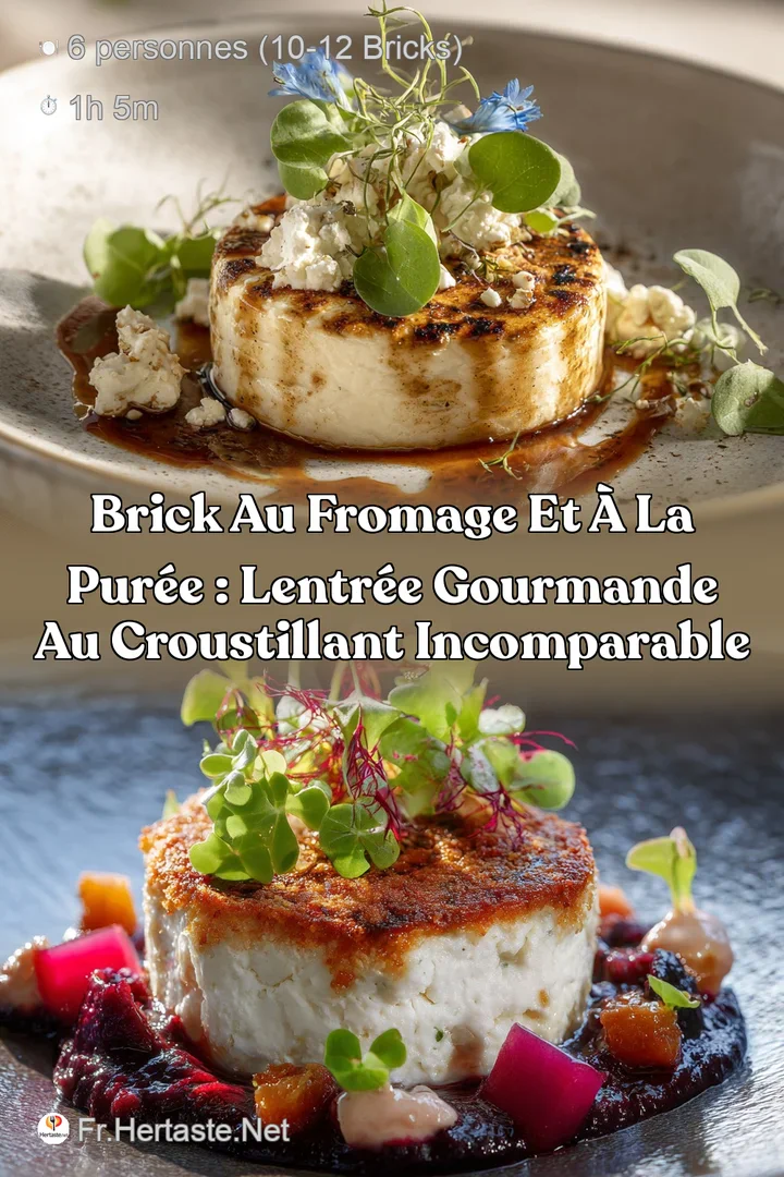 Brick au fromage et &agrave; la pur&eacute;e : Lentr&eacute;e gourmande au croustillant incomparable