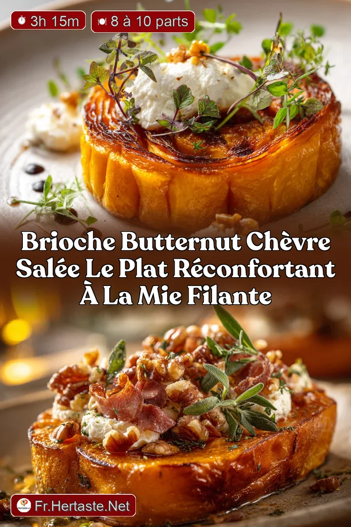 Brioche Butternut Ch&egrave;vre Sal&eacute;e Le plat r&eacute;confortant &agrave; la mie filante