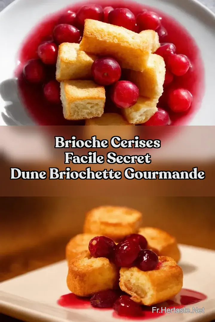 Brioche Cerises Facile Secret dune Briochette Gourmande