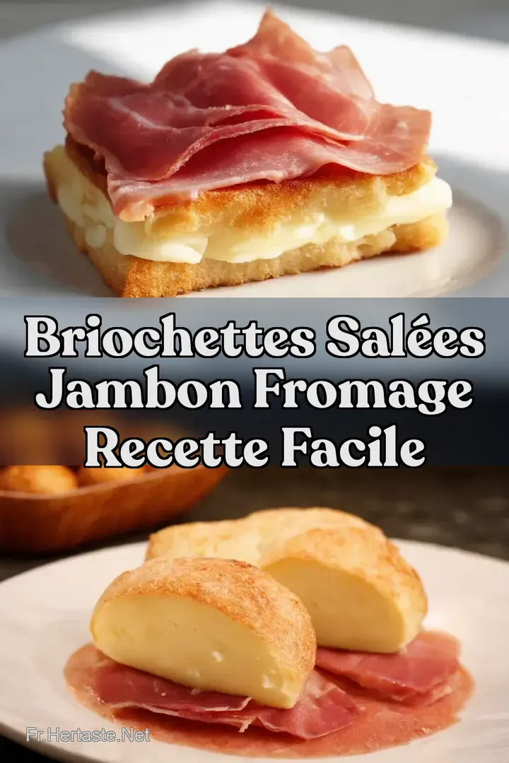 Briochettes Sal&eacute;es Jambon Fromage Recette Facile