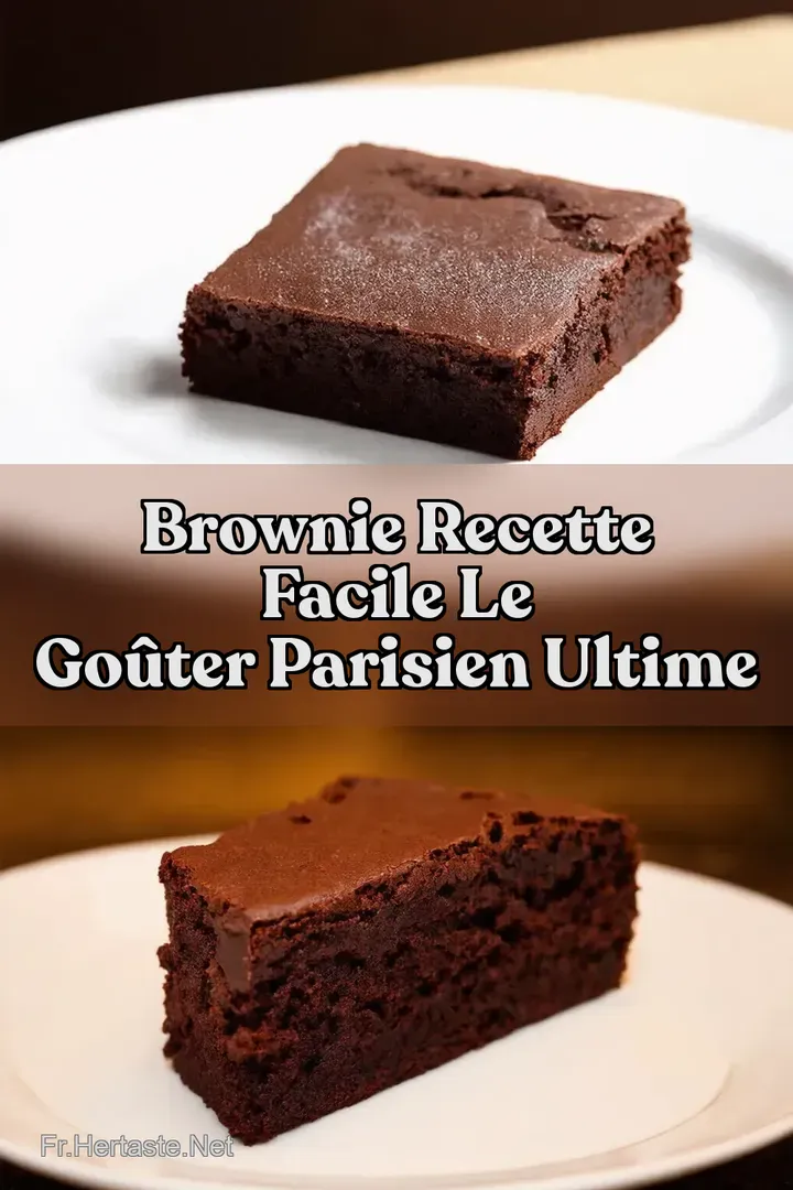 Brownie Recette Facile Le Go&ucirc;ter Parisien Ultime