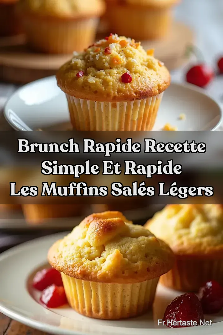 Brunch Rapide Recette Simple et Rapide Les Muffins Sal&eacute;s L&eacute;gers