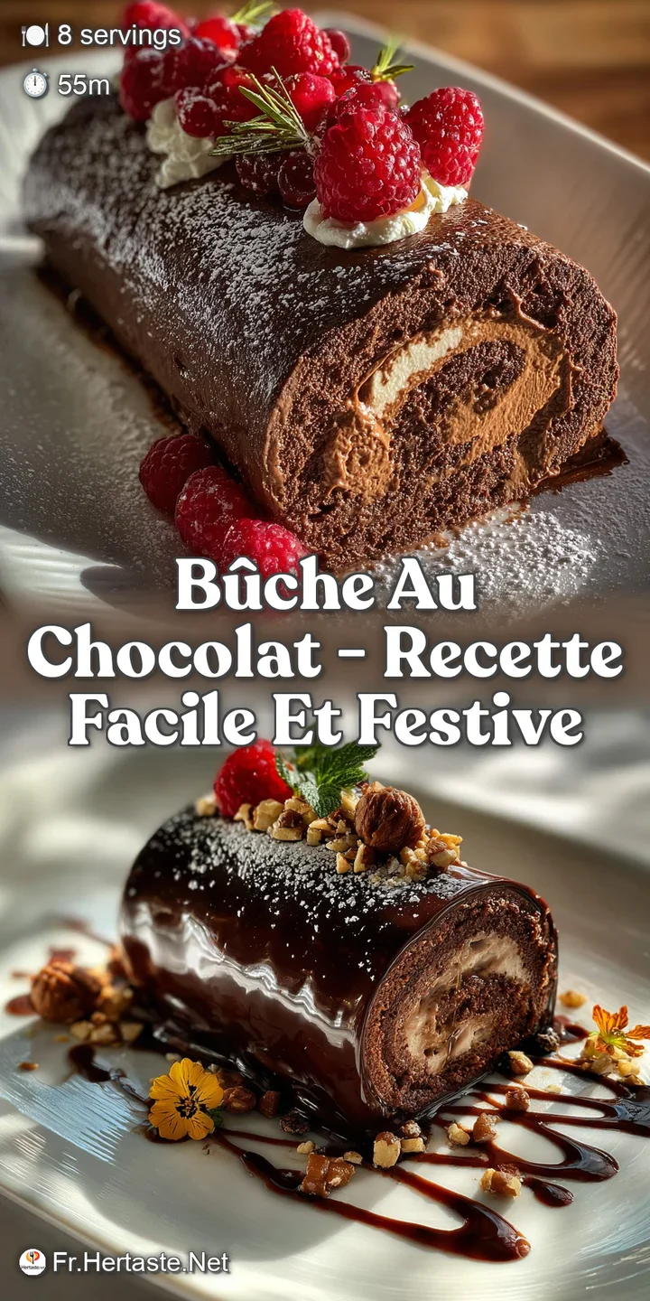 Swirls of creamy chocolate frosting on a dark chocolate yule log, a tempting close-up showing the decadent texture.