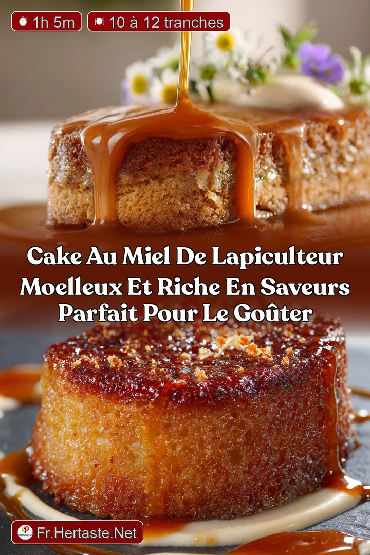 Cake au Miel de lApiculteur Moelleux et riche en saveurs parfait pour le go&ucirc;ter