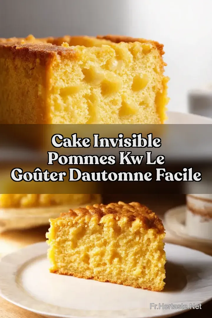 Cake Invisible Pommes kw Le Go&ucirc;ter dAutomne Facile