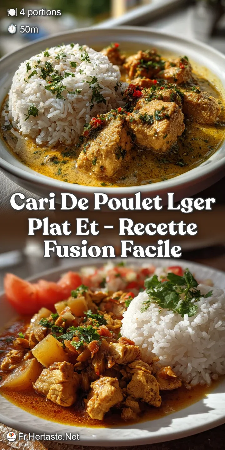 Aromatic chicken curry with vibrant yellow sauce, tender meat, and hints of red chili, served with fluffy white rice.