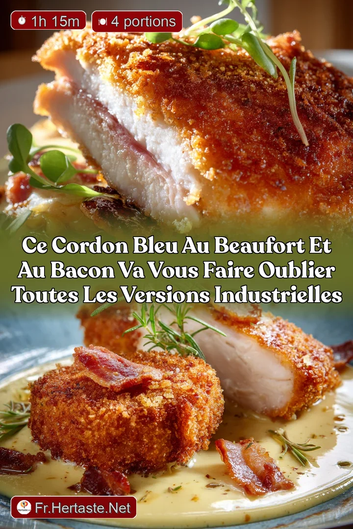 Ce Cordon Bleu au Beaufort et au bacon va vous faire oublier toutes les versions industrielles