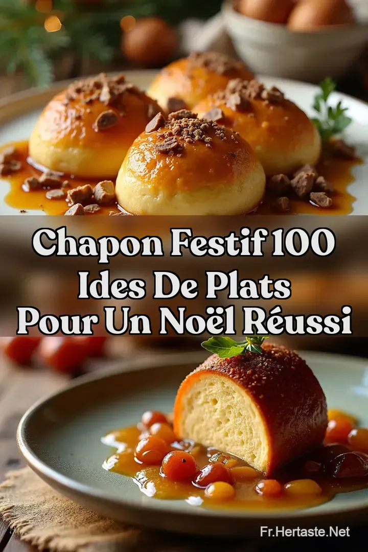 Chapon Festif 100 ides de plats pour un No&euml;l R&eacute;ussi