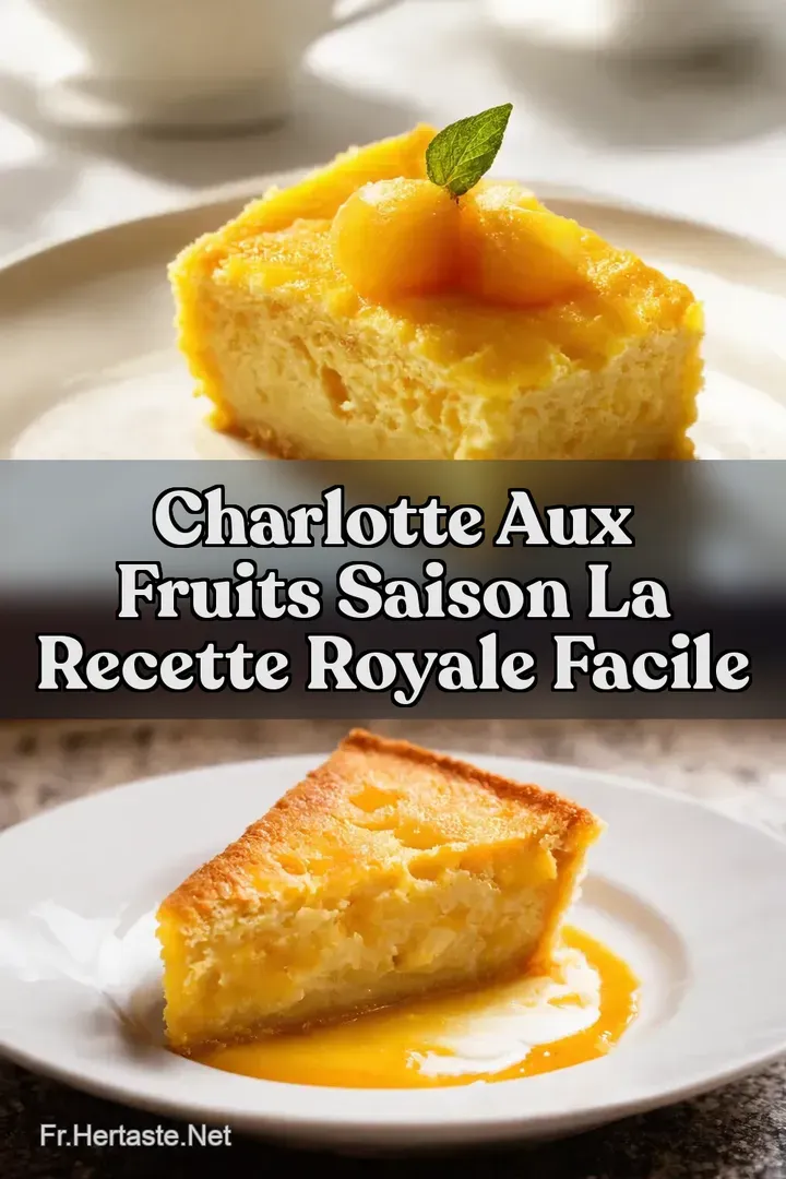 Charlotte aux Fruits Saison LA Recette Royale Facile