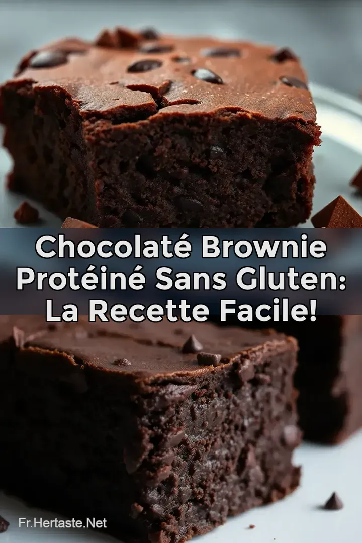 Chocolat&eacute; Brownie Prot&eacute;in&eacute; Sans Gluten: La Recette Facile!