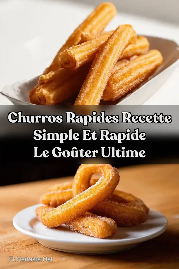 Churros Rapides Recette Simple et Rapide Le Go&ucirc;ter Ultime