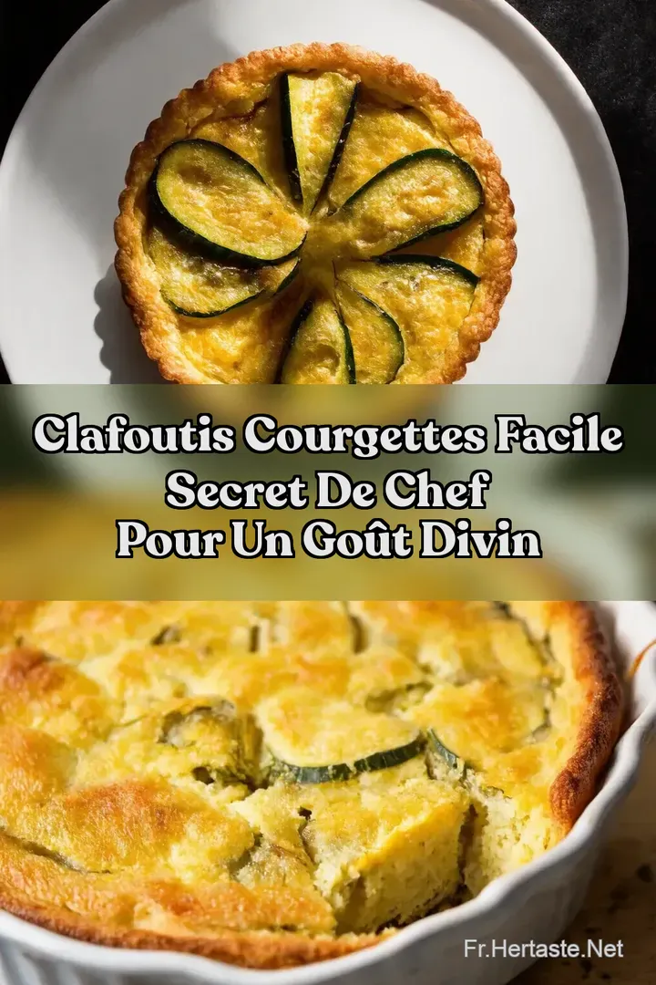 Clafoutis Courgettes Facile Secret de Chef Pour un Go&ucirc;t Divin