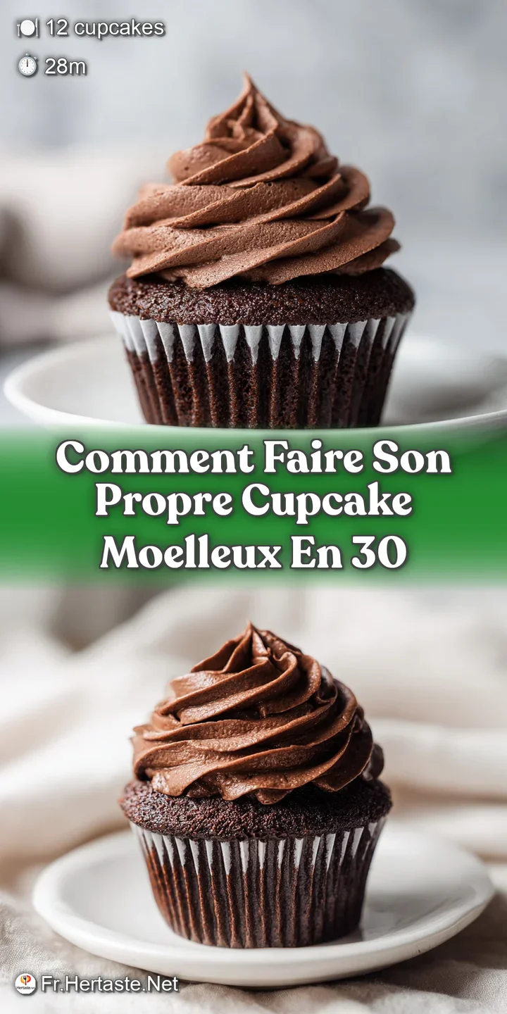 Close-up of a cupcake, showing the fluffy texture of the cake and the rich, smooth frosting, promising a sweet indulgence.