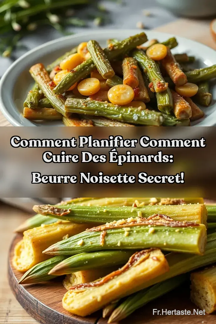 Comment Planifier comment cuire des &eacute;pinards: Beurre Noisette Secret!