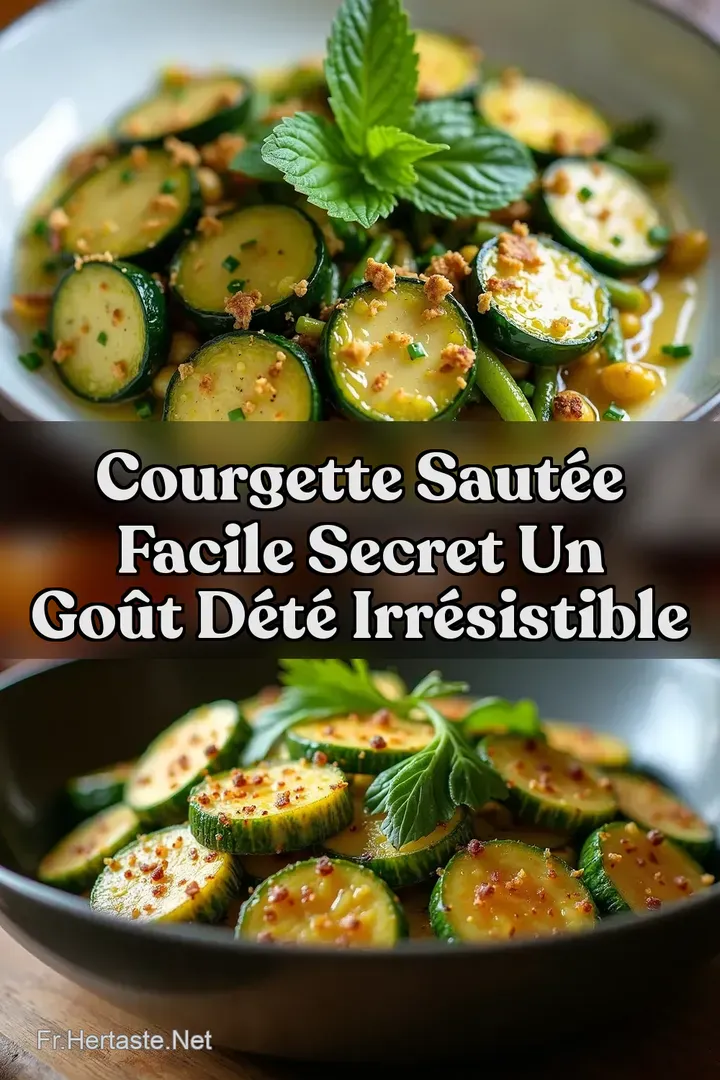 Courgette Saut&eacute;e Facile Secret Un Go&ucirc;t D&Eacute;t&eacute; Irr&eacute;sistible