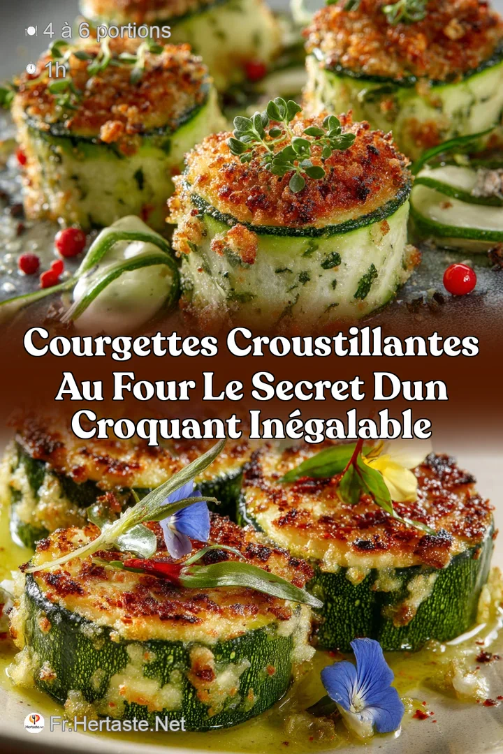 Courgettes Croustillantes au Four Le secret dun croquant in&eacute;galable
