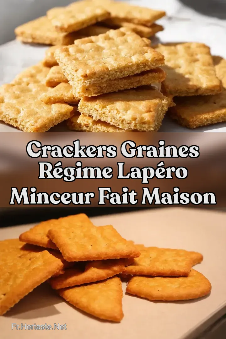 Crackers Graines R&eacute;gime LAp&eacute;ro Minceur Fait Maison