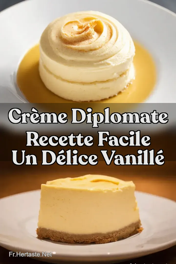 Cr&egrave;me Diplomate Recette Facile Un D&eacute;lice Vanill&eacute;