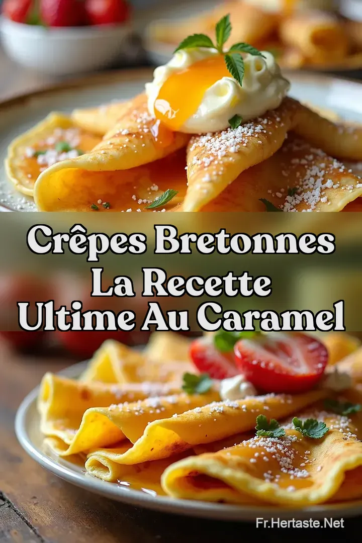 Cr&ecirc;pes Bretonnes La Recette Ultime au Caramel