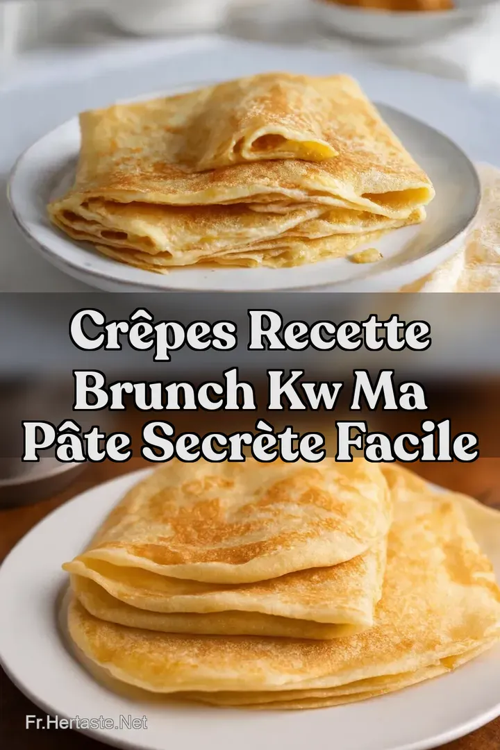 Cr&ecirc;pes Recette Brunch kw Ma P&acirc;te Secr&egrave;te Facile