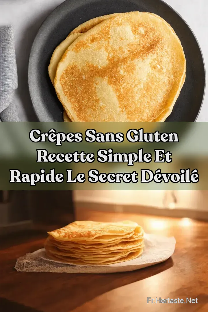 Cr&ecirc;pes Sans Gluten Recette Simple et Rapide Le Secret D&eacute;voil&eacute;