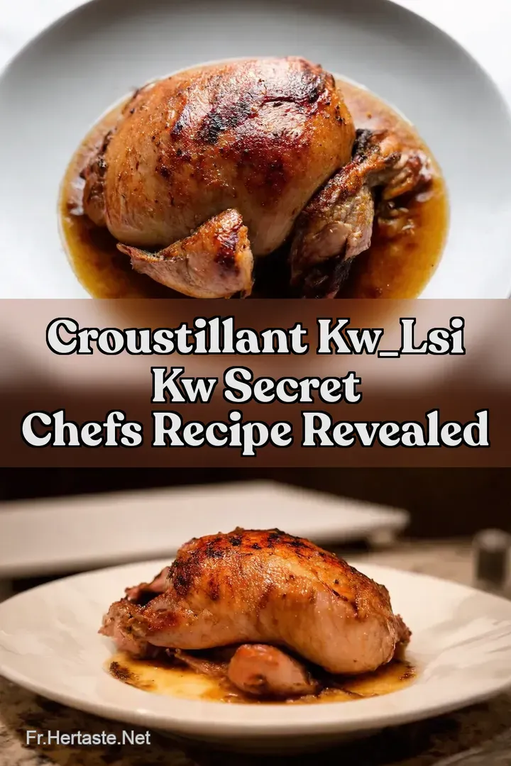 Croustillant kw_lsi kw Secret Chefs Recipe Revealed
