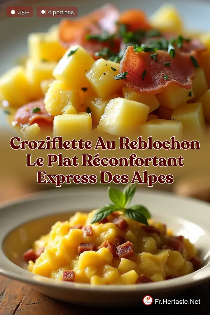 Croziflette au Reblochon Le Plat R&eacute;confortant Express des Alpes