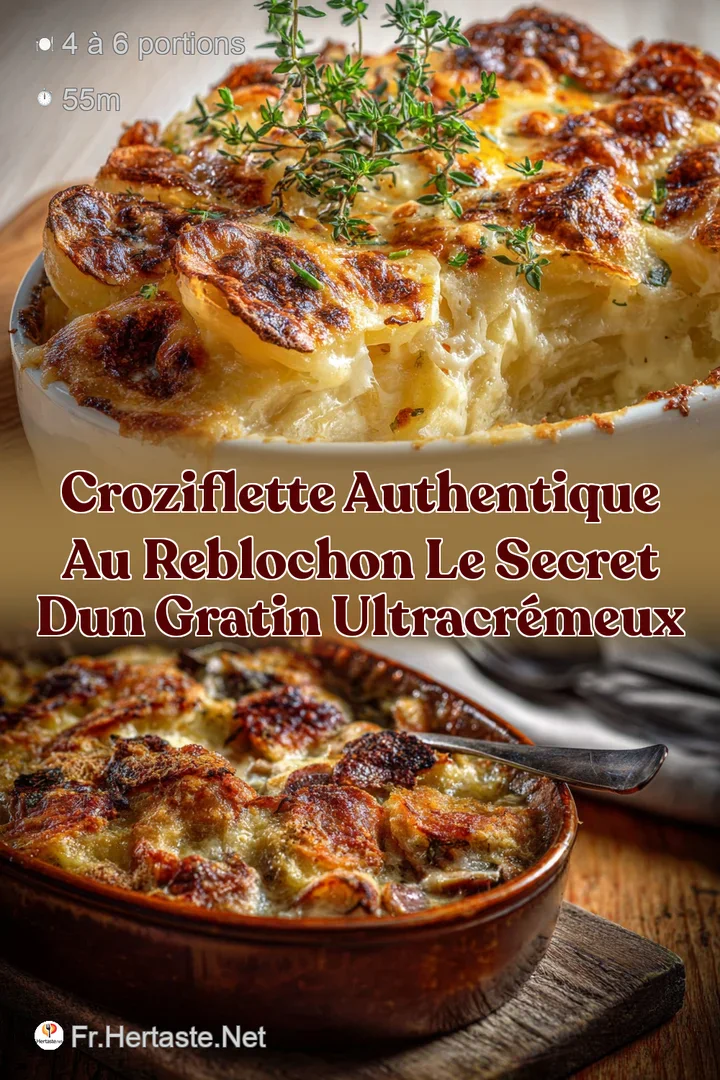 Croziflette authentique au Reblochon Le secret dun gratin ultracr&eacute;meux