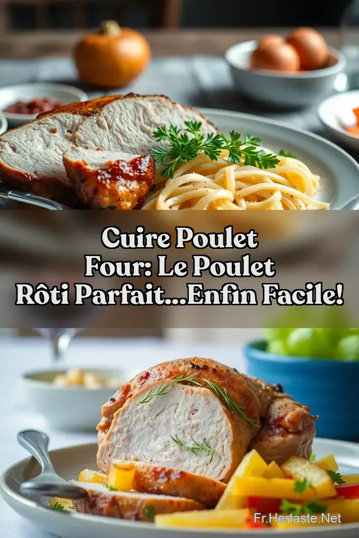 Cuire Poulet Four: Le Poulet R&ocirc;ti Parfait...Enfin Facile!