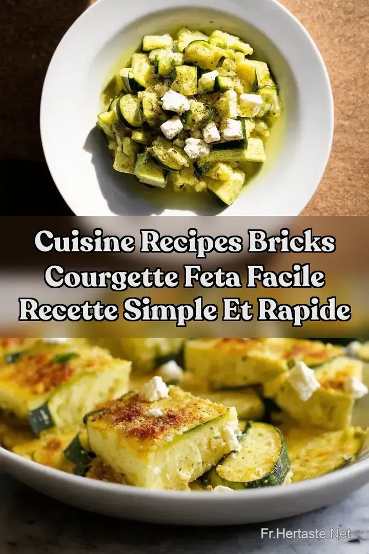 Cuisine Recipes Bricks Courgette Feta Facile Recette Simple et Rapide