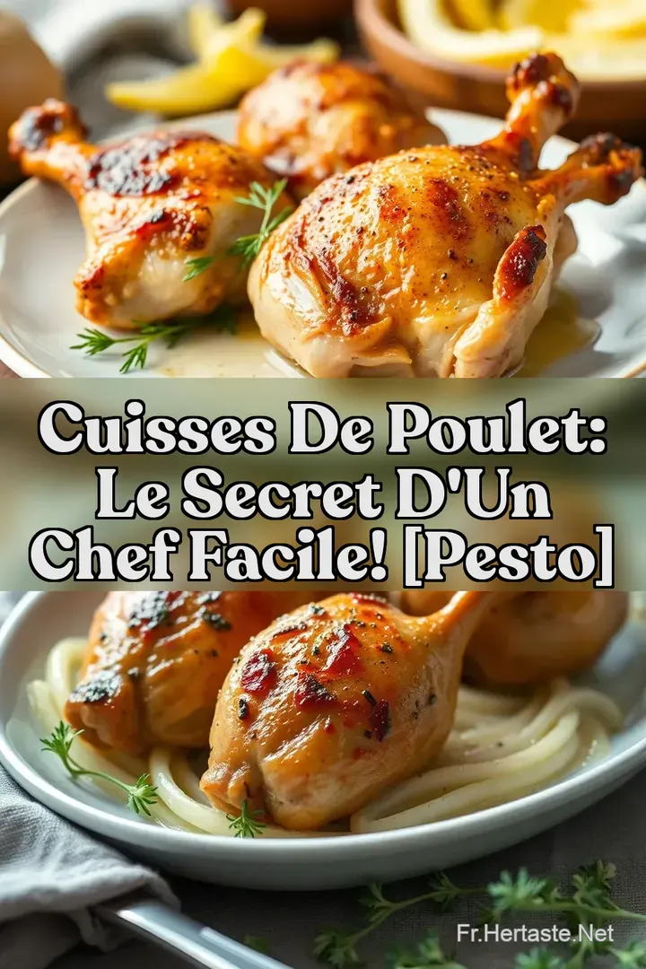 Cuisses de Poulet: Le Secret d un Chef Facile! [Pesto]
