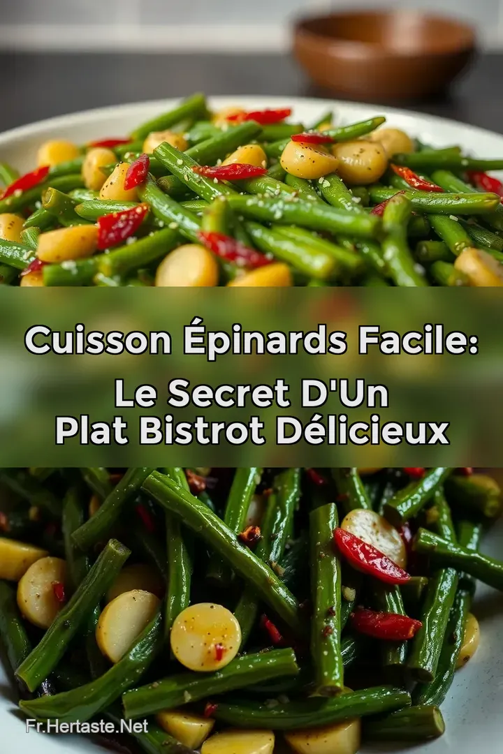 Cuisson &Eacute;pinards Facile: Le Secret d un Plat Bistrot D&eacute;licieux
