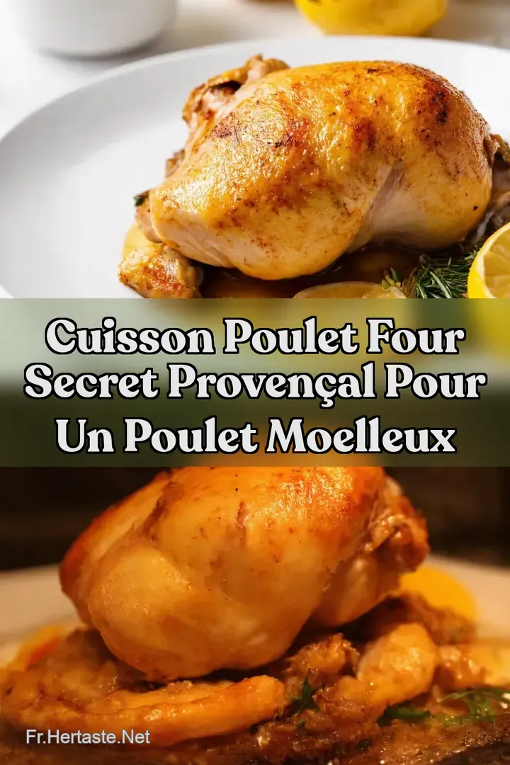 Cuisson Poulet Four Secret Proven&ccedil;al pour un Poulet Moelleux