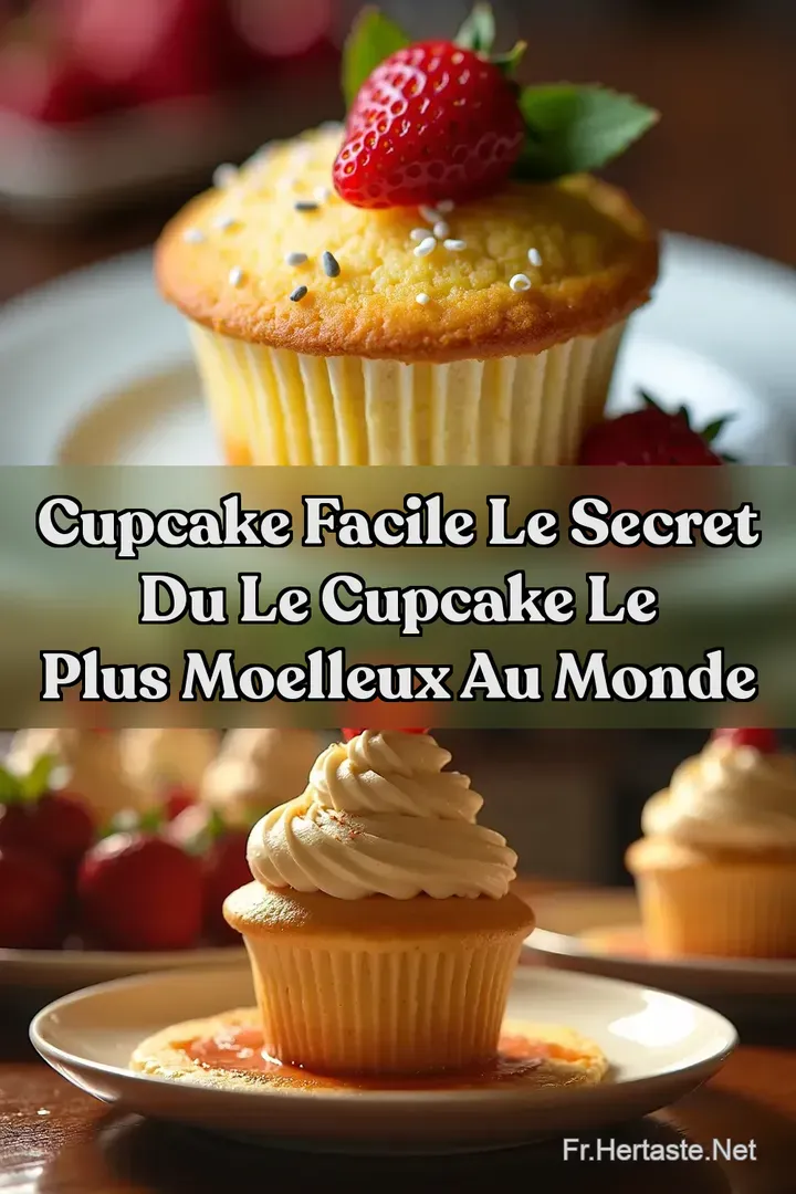 Cupcake Facile Le Secret du Le cupcake le plus moelleux au Monde