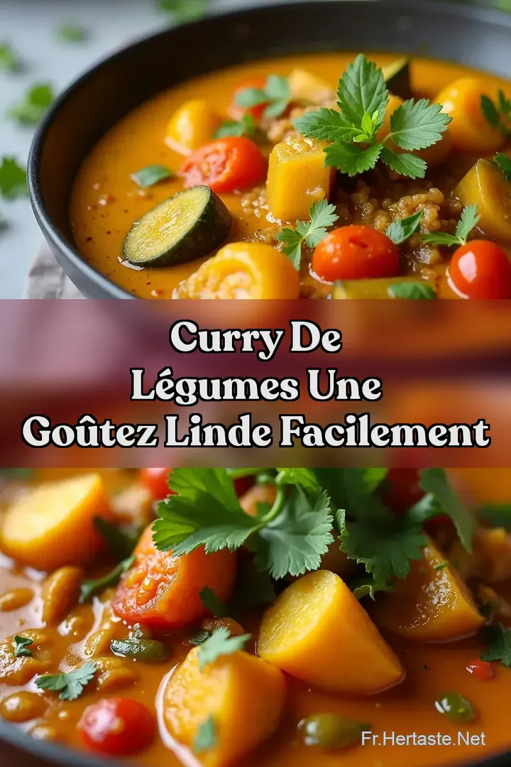 Curry de l&eacute;gumes Une Go&ucirc;tez lInde Facilement