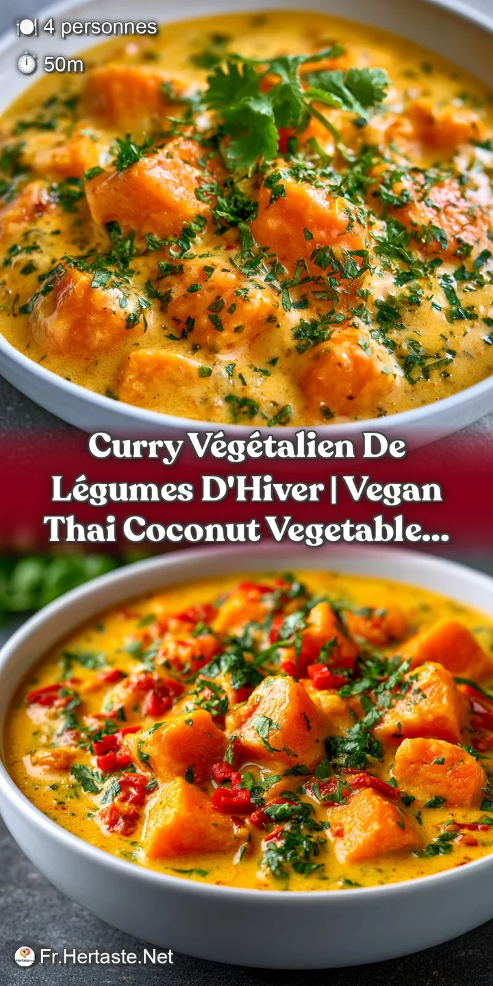 Gros plan sur des l&eacute;gumes tendres enrob&eacute;s d'une sauce onctueuse et brillante, avec des grains de poivre et d'herbes.