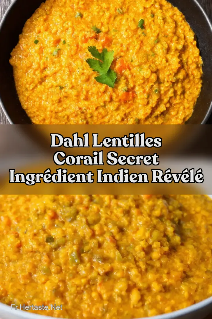 Dahl Lentilles Corail Secret Ingr&eacute;dient Indien R&eacute;v&eacute;l&eacute;