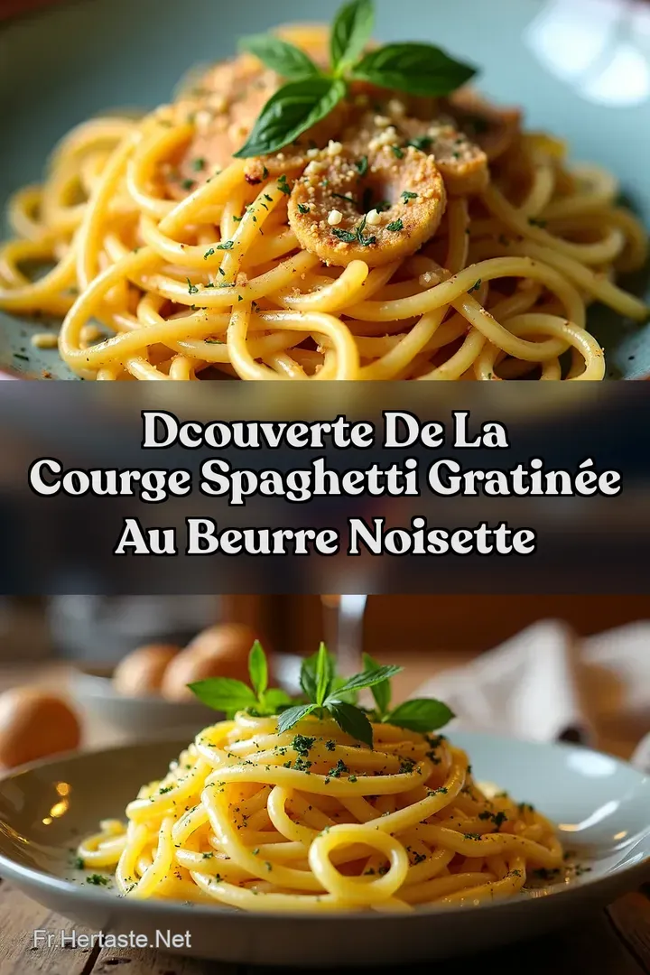 Dcouverte de la Courge Spaghetti Gratin&eacute;e au Beurre Noisette