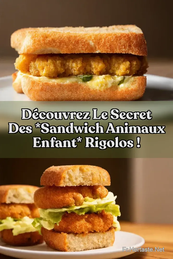 D&eacute;couvrez Le Secret Des Sandwich animaux enfant Rigolos !
