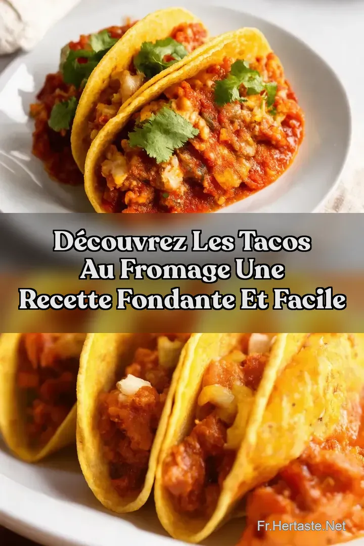 D&eacute;couvrez les Tacos Au Fromage Une Recette Fondante et Facile