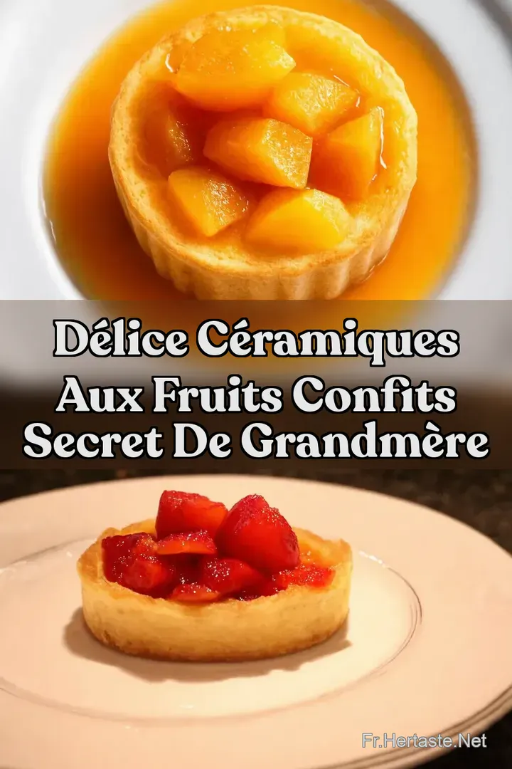 D&eacute;lice C&eacute;ramiques aux Fruits Confits Secret de GrandM&egrave;re