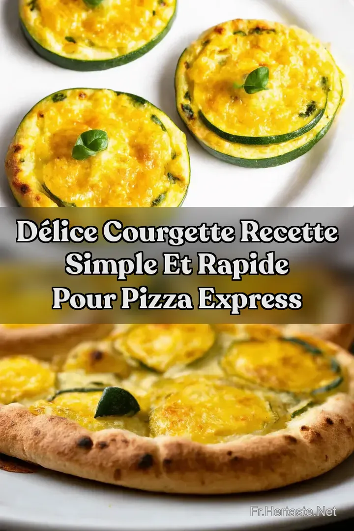 D&eacute;lice Courgette Recette Simple et Rapide Pour Pizza Express