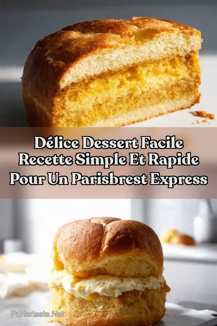 D&eacute;lice Dessert Facile Recette Simple et Rapide Pour Un ParisBrest Express