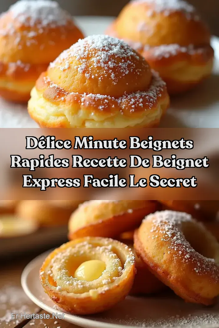 D&eacute;lice Minute Beignets Rapides Recette De Beignet Express Facile Le Secret