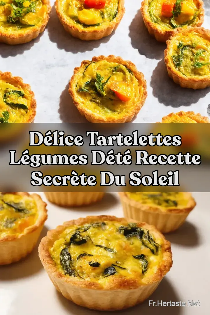 D&eacute;lice Tartelettes l&eacute;gumes d&eacute;t&eacute; Recette secr&egrave;te du soleil