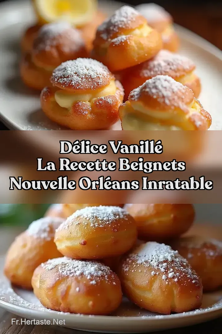 D&eacute;lice Vanill&eacute; La Recette Beignets Nouvelle Orl&eacute;ans Inratable